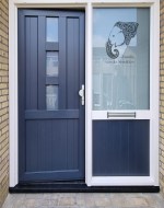 Raamfolie voordeur olifant